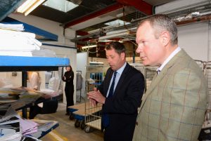 Local MP visits Laundry Factory